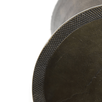 Pasja bijzettafel Ø39,5x53 cm - antiek brons