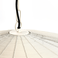 Bahoto hanglamp Ø51x20 cm - mat crème - OUTLET B