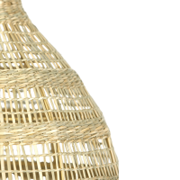 Sagar hanglamp Ø38x43 cm - zeegras/naturel