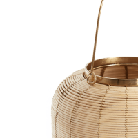 Vivaro windlicht Ø24x36,5 cm - naturel