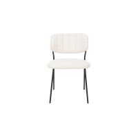 Viken eetkamerstoel bouclé - wit