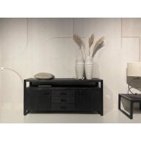 Norris dressoir 180 cm - zwart