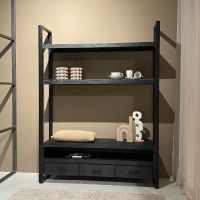 Norris tv-kast 150 cm - zwart