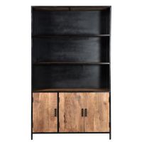 Sturdy wandkast 120 cm - zwart