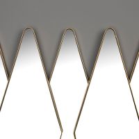 Kyoko spiegel - goud