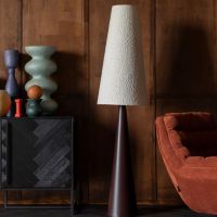 Miki vloerlamp bouclé