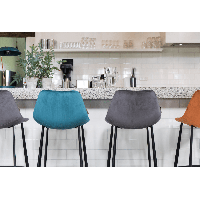 Barstoel Franky Velvet