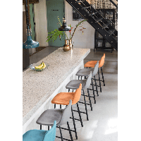 Barstoel Franky Velvet