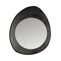 Aren spiegel - zwart hout M