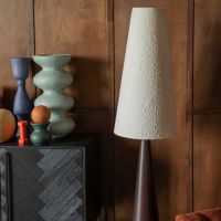 Miki vloerlamp bouclé