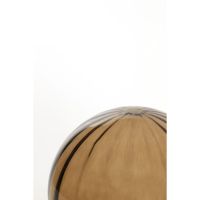 Magdala vloerlamp 3L - glas bruin/goud