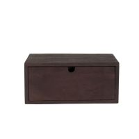 Hover zwevend nachtkastje - donkerbruin