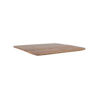 Restaurant/Bartafel Blad Vierkant Sloppy Edge 70x70 cm - naturel mangohout