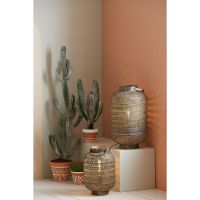 Udupi tafellamp Ø31x45,5 cm - bruin goud