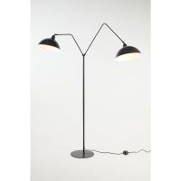Light & Living Orion vloerlamp 2L - mat zwart