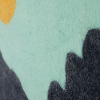 Gandhi wandpaneel - blauw