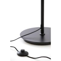 Light & Living Julia vloerlamp - glas smoke zwart