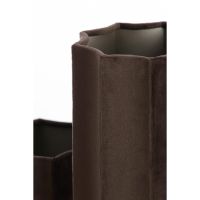 Edisa tafellamp 3L - velvet donkerbruin