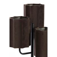 Edisa tafellamp 3L - velvet donkerbruin