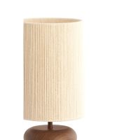 Light & Living Danialo tafellamp ø22x50,5 cm hout - bruin+crème - OUTLET B