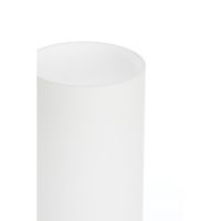 Rylano tafellamp ø12x35 cm glas melk - zand+antiek brons