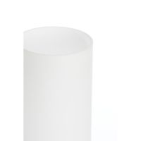 Rylano tafellamp ø12x47 cm glas melk - zand+antiek brons