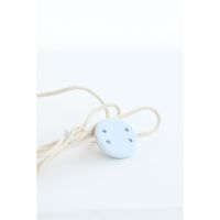 Michiel vloerlamp ø30x160 cm chenille - crème