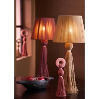 Espino tafellamp ø31x70 cm - crème+naturel