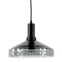Delilo hanglamp Ø23 cm glas smoke grijs van het woonmerk Light & Living