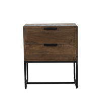 Meave kast 60x40x70 cm hout mat donkerbruin van het woonmerk Light&Living