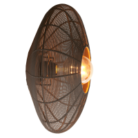 Bahoto plafondlamp Ø40 cm - mat donkerbruin