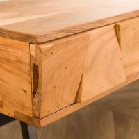 Angel kaptafel acacia hout naturel van het woonmerk Fraaai