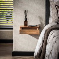 Hugo nachtkastje klein - massief acacia naturel