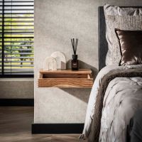 Hugo nachtkastjez - set van - groot - massief acacia naturel