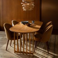 Dutchbone Barlet uitschuifbare eettafel ovaal