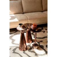 Mount bijzettafel S - bruin/zwart