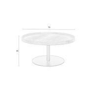 Lars sidetable zwart L