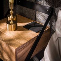 Lexi zwevend nachtkastje set van 2 - acacia naturel