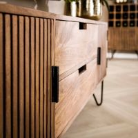 Odila tv-meubel mangohout 135cm van het woonmerk Fraaai