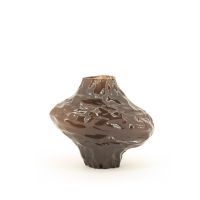 Rias vaas bruin - klein