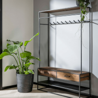 Garderobemeubel Brent 35x120x180 cm  van het woonmerk Fraaai