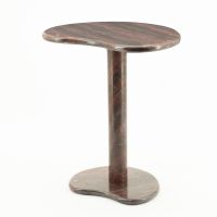 Rosso bijzettafel marmer - burgundy