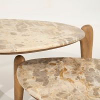 Marnish bijzettafel groot - naturel