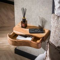 Boka nachtkastje organisch set van 2 - massief acacia naturel