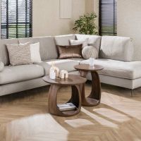 Buster bijzettafel S - massief acacia glaze bruin