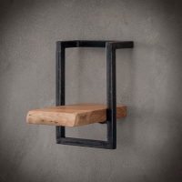 Woody Metaal Wandplank - Bundel Set van Drie 65x60 cm van het woonmerk Fraaai