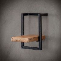 Woody metaal wandplank - bundel set van vijf 135x65 cm