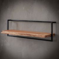 Woody metaal wandplank - bundel set van vijf 135x65 cm