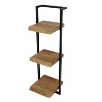 Fraaai Woody metaal wandplank 30x100 cm