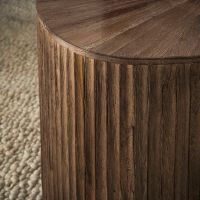 Bea salontafel set van 2 XL driehoek Maya teak - bruin